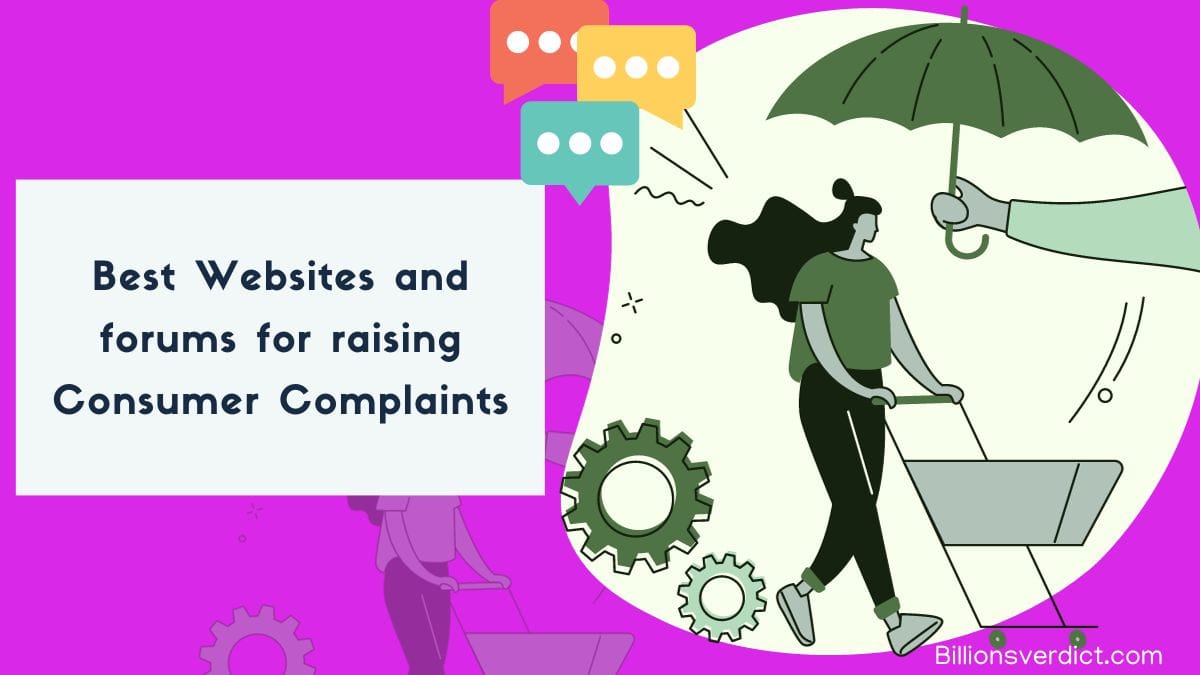consumer forum and websites for complaint